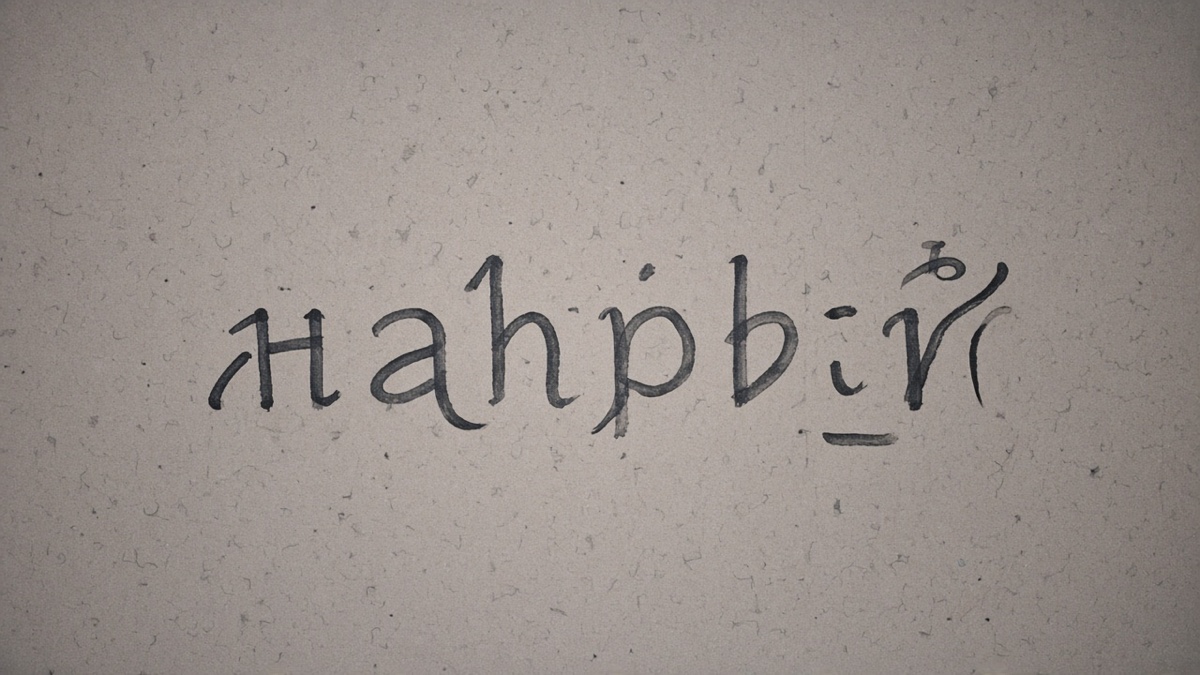Tiny abstract glyphs floating apart on a dark background, suggesting missing subscript letters.